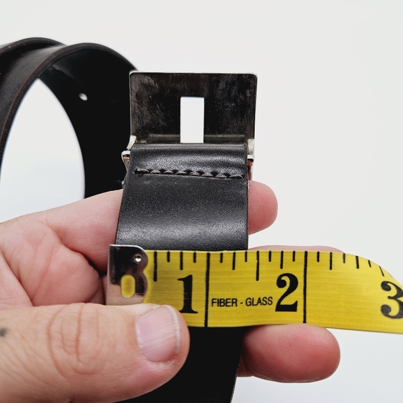 MEXX | silver buckle leather belt - Picture 7 of 8